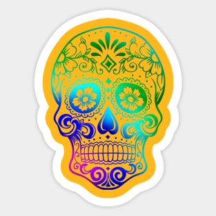 Elegant Skull Sticker